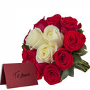 Buquê 12 Rosas Eu Te Amo