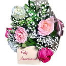 Buquê Aniversário com 6 Rosas