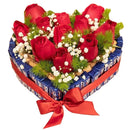 Coração Rosas e Bis