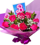 Buquê Barbie Girl 12 Rosas